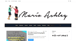 Desktop Screenshot of marioashley.com